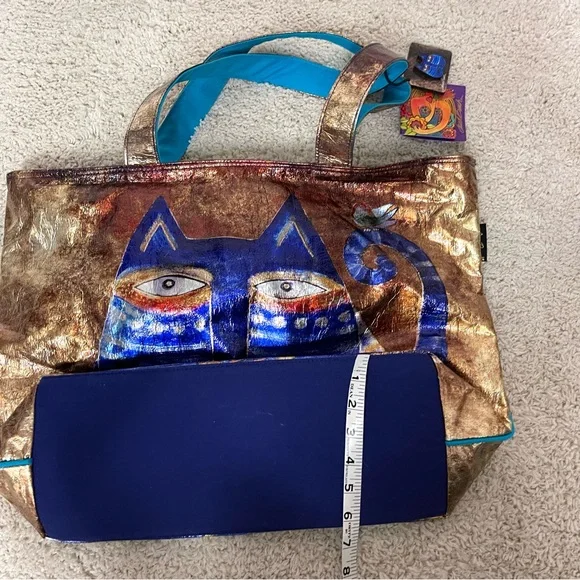 Laurel Burch Artistic  Cat Tote - Picture 5 of 15